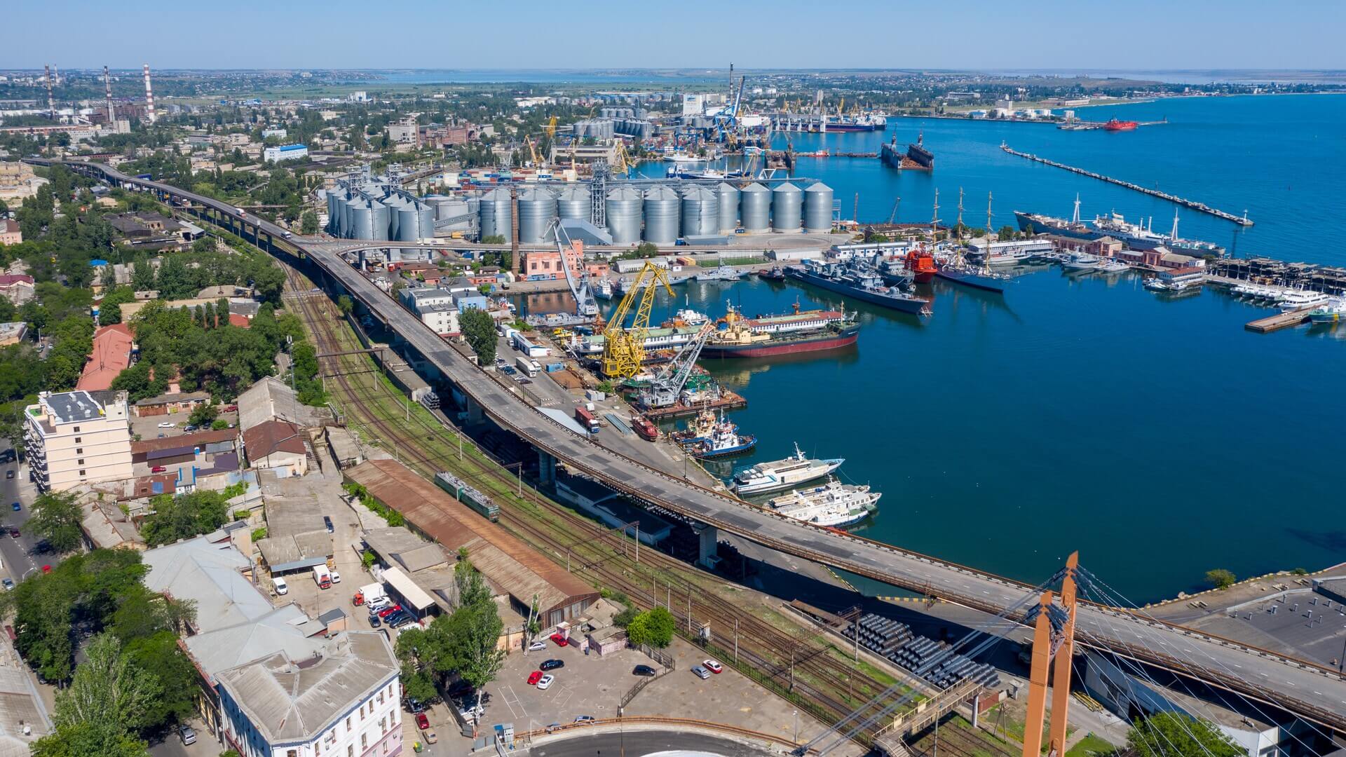 Harbor in Ukraine